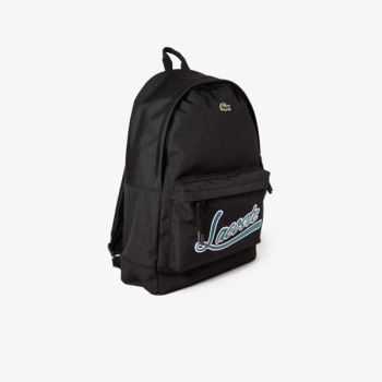 Lacoste Neocroc Script Backpack - Batoh Pánské Černé | CZ-tDF1R2